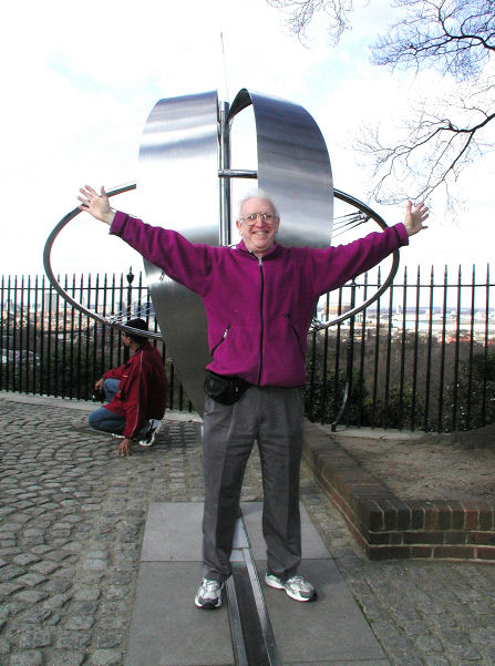 Straddling the Prime Meridian